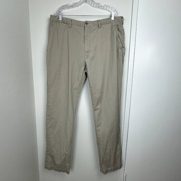 Polo Ralph Lauren Men's 40 x 36 Tan Stretch Classic Fit Khaki Chino Pants - Picture 1 of 9